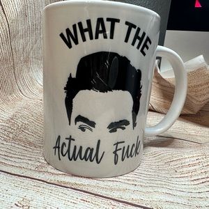 What the actual F mug.